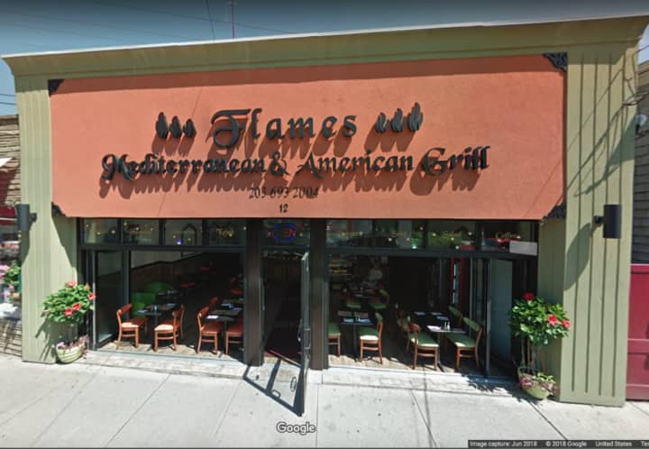 Flames Mediterranean Grill located at 12 Daniel St. in Milford.