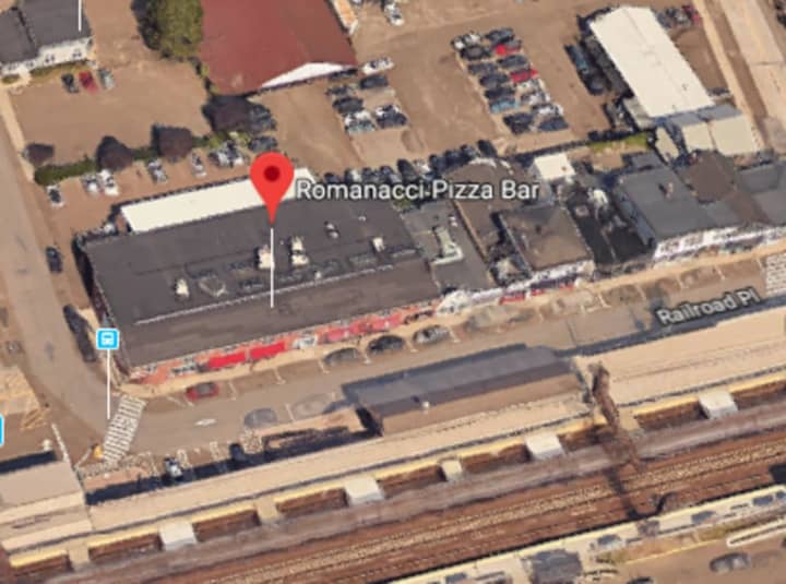 Romanacci Pizza Bar in Westport, located at 54 Railroad Place