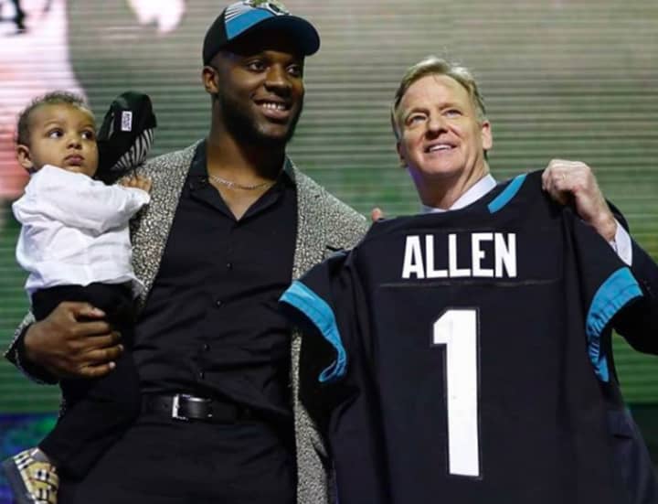 Josh Allen of Montclair was drafted to the Jacksonville Jaguars in the 2019 NFL draft.