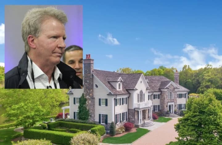 Phil Simms put his Franklin Lakes home back on the market.