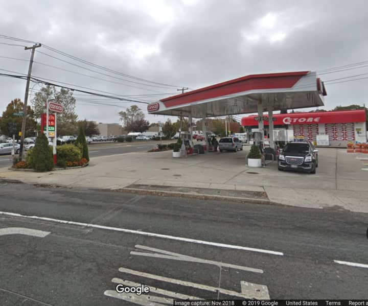 The Conoco gas station on Hicksville Road in Massapequa.