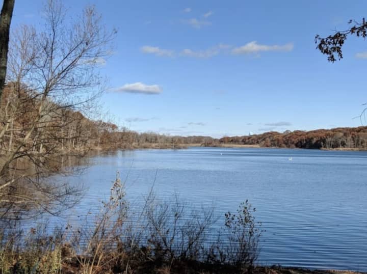 A stolen car was found underwater at Hempstead Lake State Park.