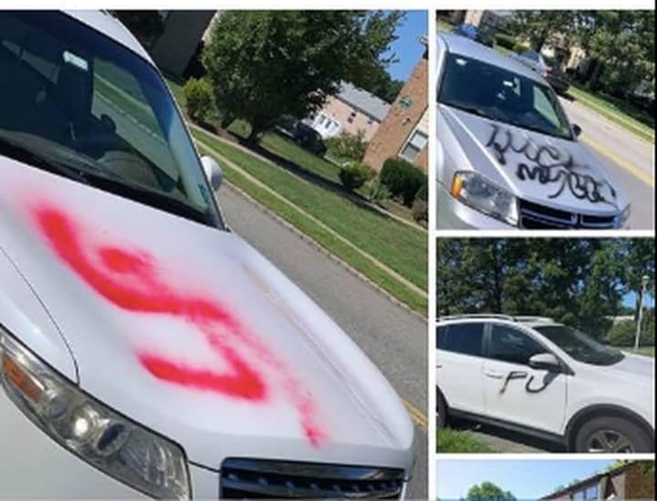 A group of young adults were drinking when they went on a spray-painting spree across Mount Olive, police say.
