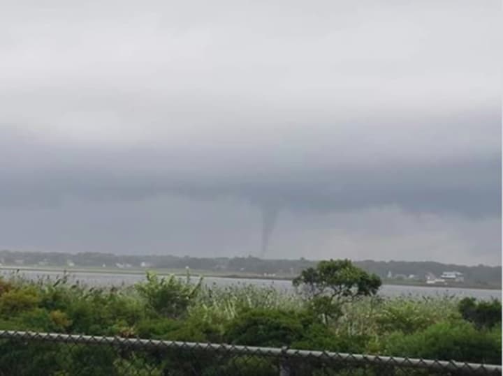 A tornado on Long Island in the Calverton/Manorville area of Suffolk County this past September.