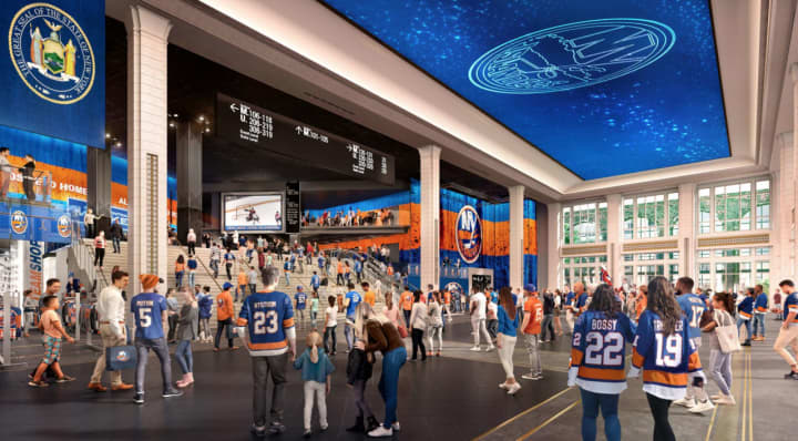Ground has been broken at the new home of the New York Islanders on Long Island.