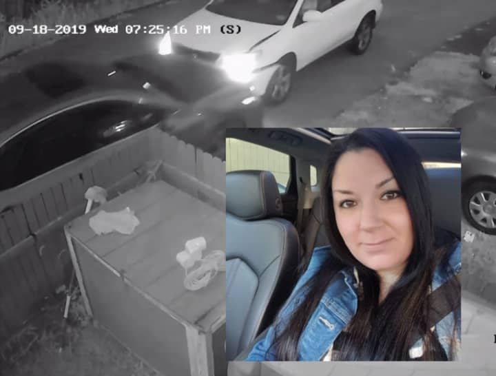 Kimberly Fiorillo heard the crash and came outside just in time to see the Lexus SUV that hit her brand new Toyota Camry turning the corner off of her street, she said.