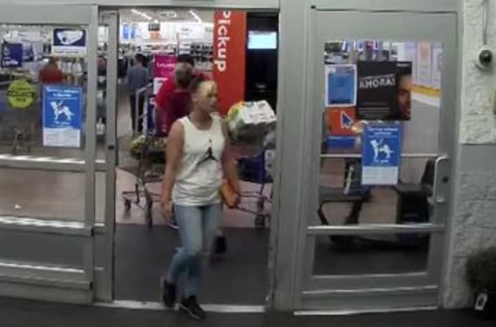 A woman was caught stealing a mobile phone from Walmart in Commack.