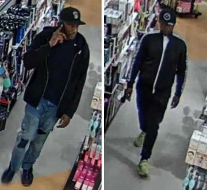 Police are on the lookout for two men suspected of stealing approximately $1,265 worth of clothing from Macy’s at the Smith Haven Mall on Tuesday, Sept. 24.