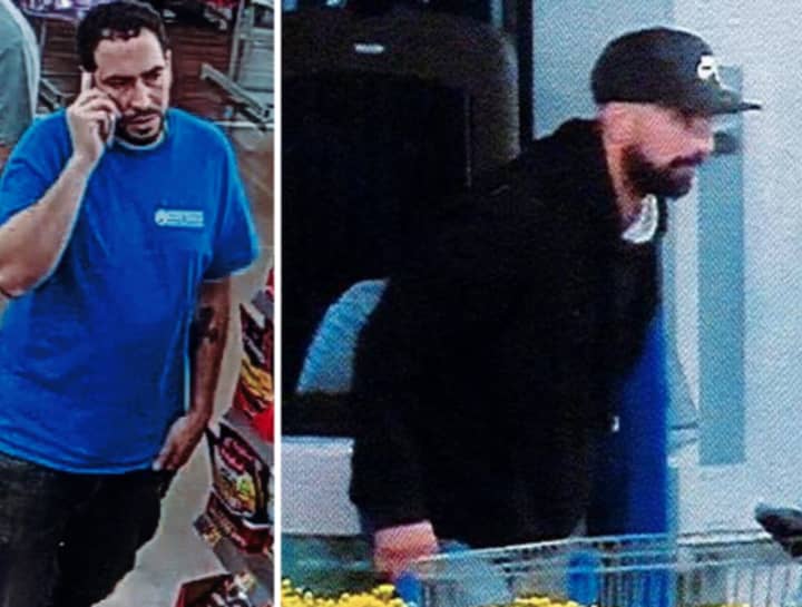 Police are on the lookout for two men suspected of trying to steal a 58-inch Hisense Roku television and other merchandise from Walmart in Commack (85 Crooked Hill Road) on Wednesday, Oct. 2 around 9:30 p.m.