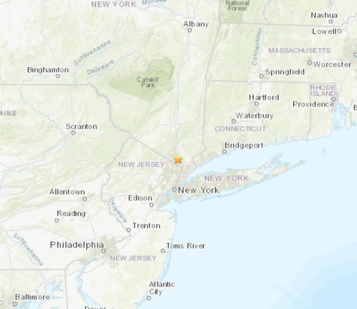 A small 1.1 magnitude earthquake hit the Hudson Valley in West Nyack.