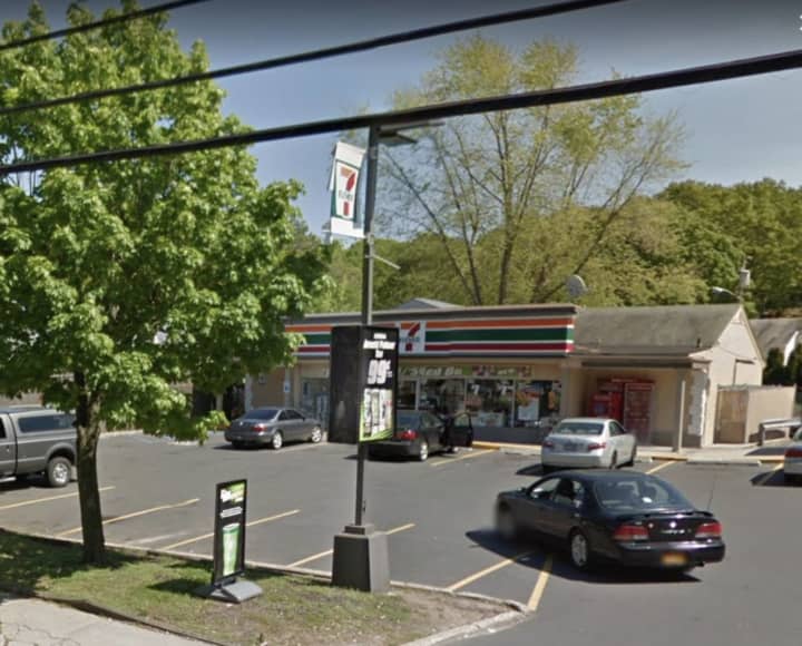 A Long Island 7-Eleven store was reportedly robbed at knifepoint.
