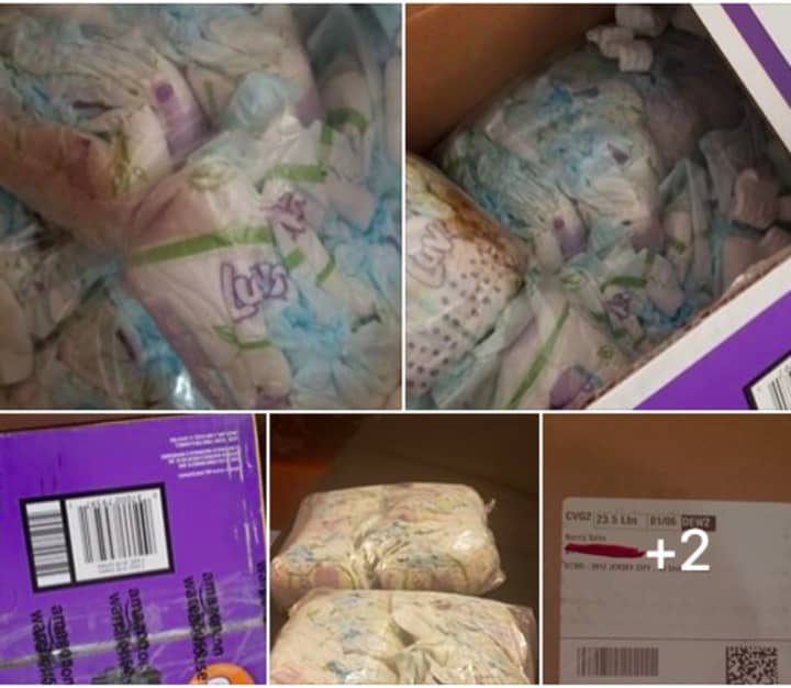 A Jersey City mom says she got a shipment of dirty diapers from Amazon.