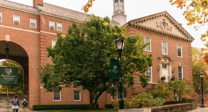 A man is on the loose after watching female students sleep at Manhattan College