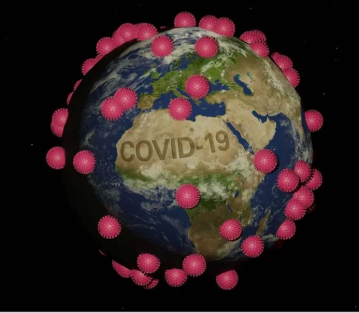 The novel strain of the coronavirus (COVID-19).