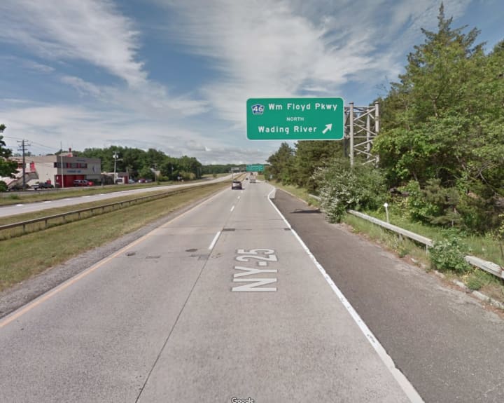 A pedestrian was killed on Route 25 east of the William Floyd Parkway in Ridge.