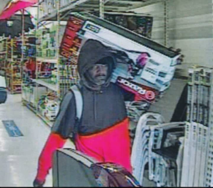 A man is wanted for stealing a scooter from Walmart in Middle Island.