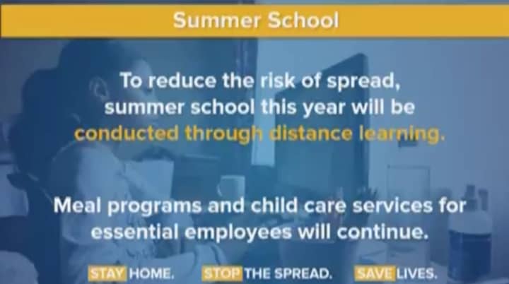 Summer schools in New York will be held remotely, with a plan yet to be in place for the fall.