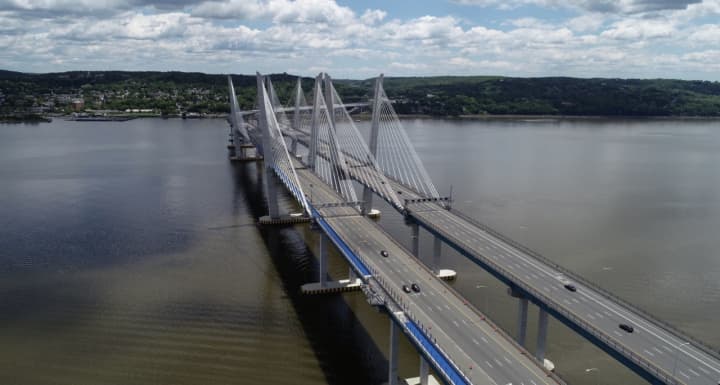 A woman was saved by a Good Samaritan and a tow truck driver after attempting to jump from the new Tappan Zee Bridge.