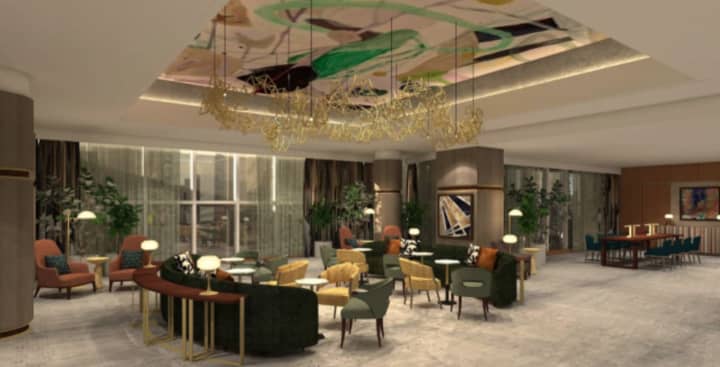A rendering of what the Ritz-Carlton&#x27;s conservatory in Westchester will look like post-renovation.