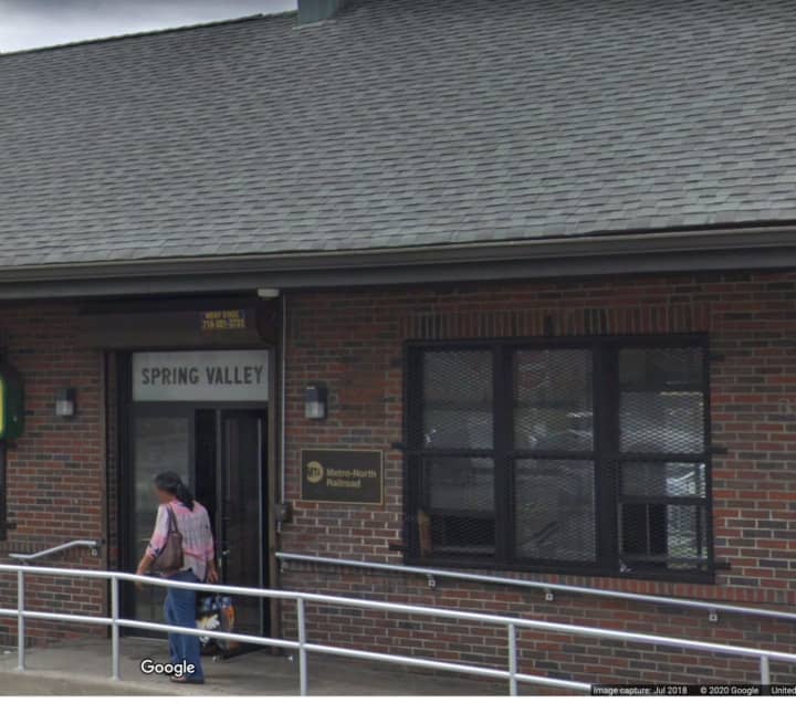 A man was found lying face down and not breathing at the Spring Valley MTA station.