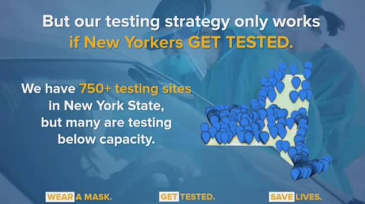 New York Gov. Andrew Cuomo is encouraging all residents to get tested for COVID-19.