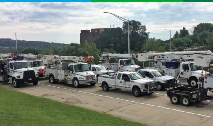Eversource said 1,200 crews worked on outages in Connecticut on Friday, Aug. 7.