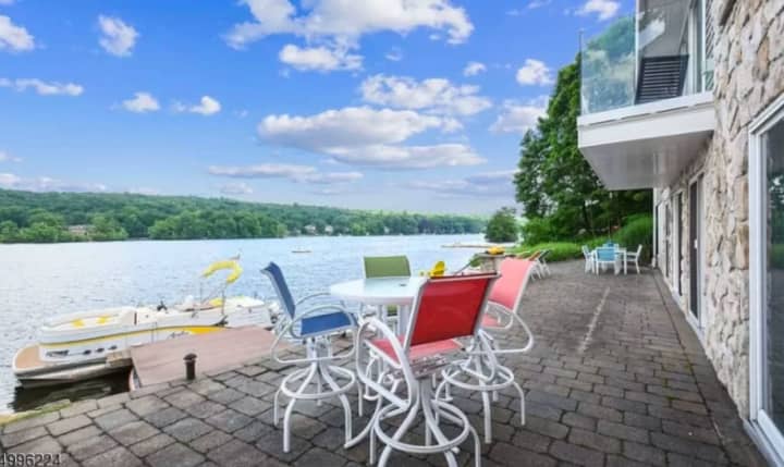 This Pines Lake Drive home is listed at $1.28 million on Zillow.