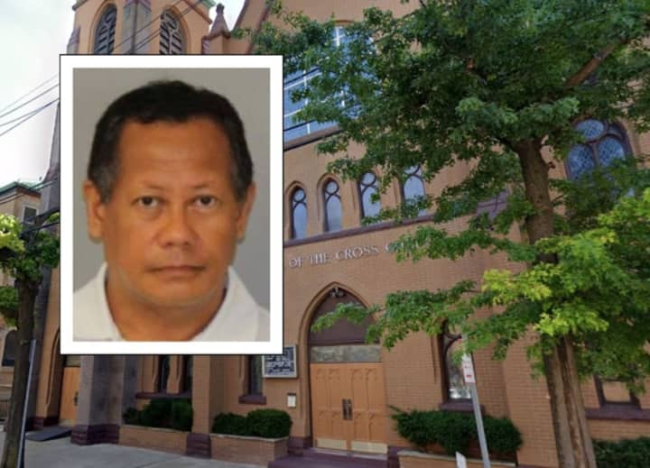Donato Cabardo, 56, is accused of groping a woman St. Paul of the Cross Church in Jersey City, where he is a priest.
