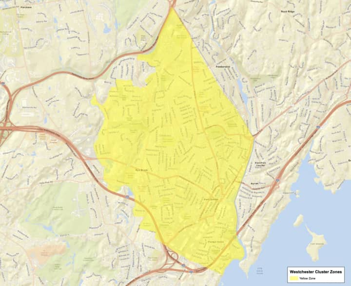 Port Chester has been labeled as a &quot;yellow zone&quot; COVID-19 hotspot.