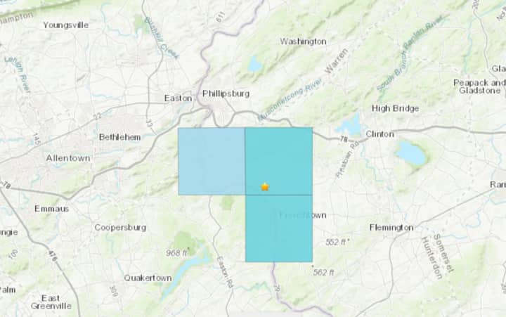 A small earthquake rattled parts of New Jersey and Pennsylvania early Thursday morning.