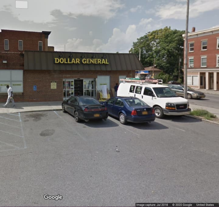 A City of Poughkeepsie police officer was injured attempting to arrest a shoplifter at a Dollar General store.