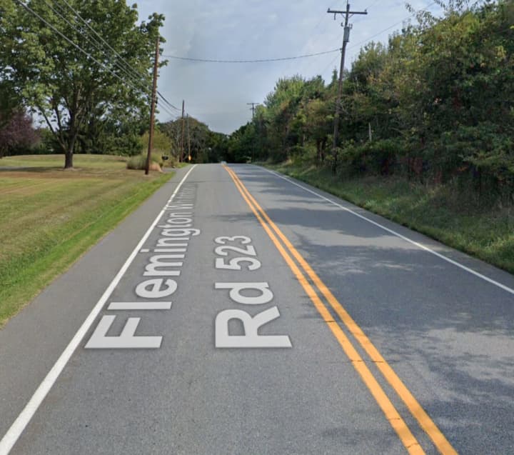 Route 523 in Readington Township