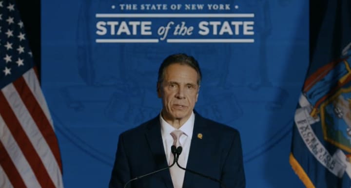 New York Gov. Andrew Cuomo&#x27;s &quot;State of the State&quot; address on Thursday, Jan. 14.
