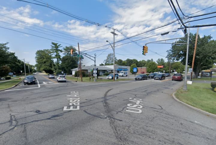 Intersection of East Avenue and Route 182/46 in Hackettstown