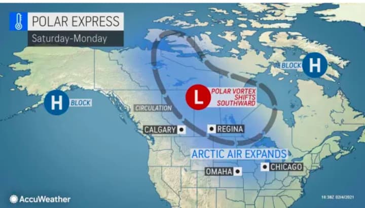 A look at the shift in the polar vortex.