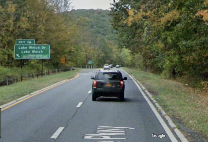 One person was killed in a car fire on the Palisades Interstate Parkway in Stony Point.