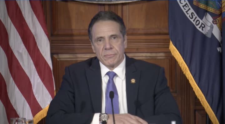 New York Gov. Andrew Cuomo addressing the sexual harassment allegations levied against him on Wednesday, March 3.