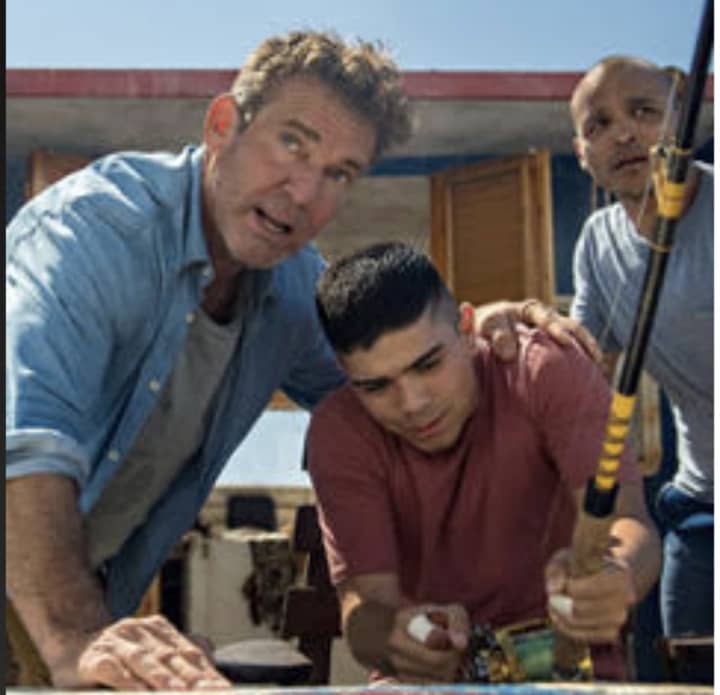 Miguel Angel Garcia along with Dennis Quaid in &#x27;Blue Miracle.&#x27;