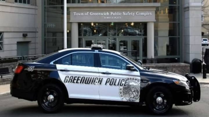 Greenwich Police arrested a town man for allegedly pushing and pulling a woman and punching a wall while screaming at others in the area.