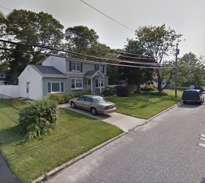 A fire broke out at 6 Alfan Drive in Sayville