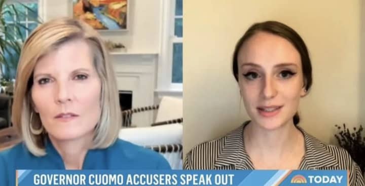 NBC senior national correspondent Kate Snow and former Cuomo aide Charlotte Bennett on TODAY.