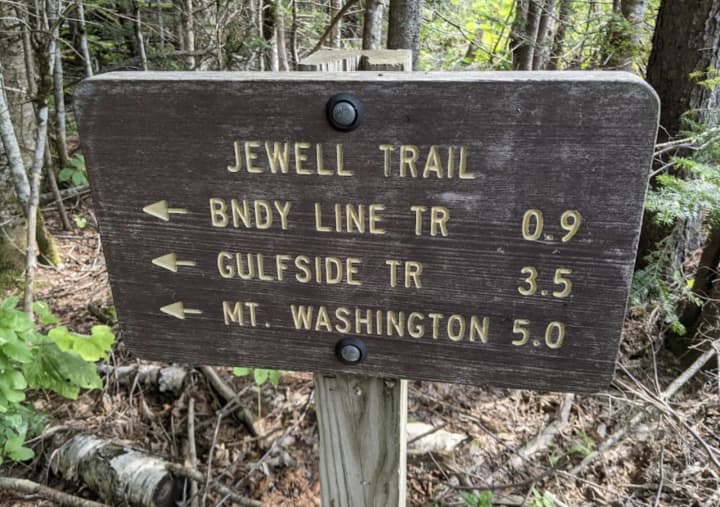 A New Haven County man died while hiking the Jewell Trail on Mount Washington, in New Hampshire.