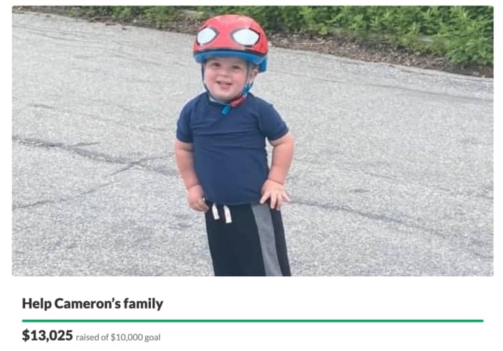 Support is surging for a Sussex County family after the sudden death of 2-year-old Cameron Joseph Myers.