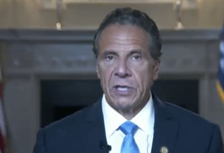 Disgraced former New York Gov. Andrew Cuomo&#x27;s farewell address on Monday, Aug. 23.