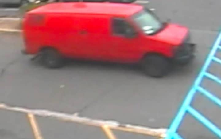 SEEN THIS VAN? Milltown police circulated this surveillance camera image of a van suspected of backing over a woman after she shopped at an Acme Supermarket Wednesday afternoon.