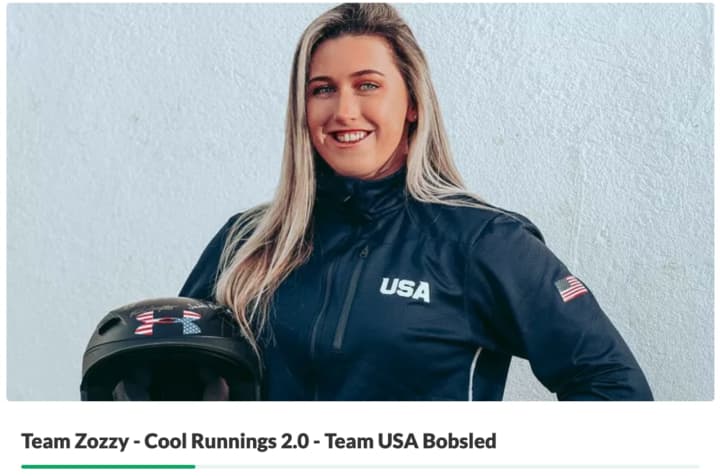 A rising track-star-turned-bobsledder from the Garden State is taking on an Olympic challenge amid the ongoing COVID-19 crisis.