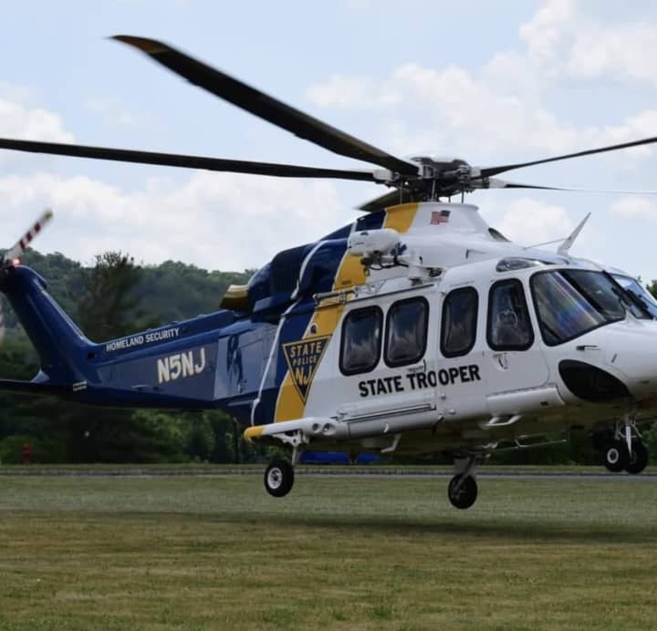 New Jersey State Police helicopter