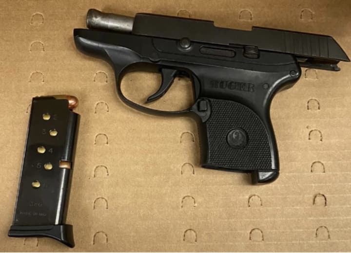 A 20-year-old from New Rochelle was busted with a handgun.