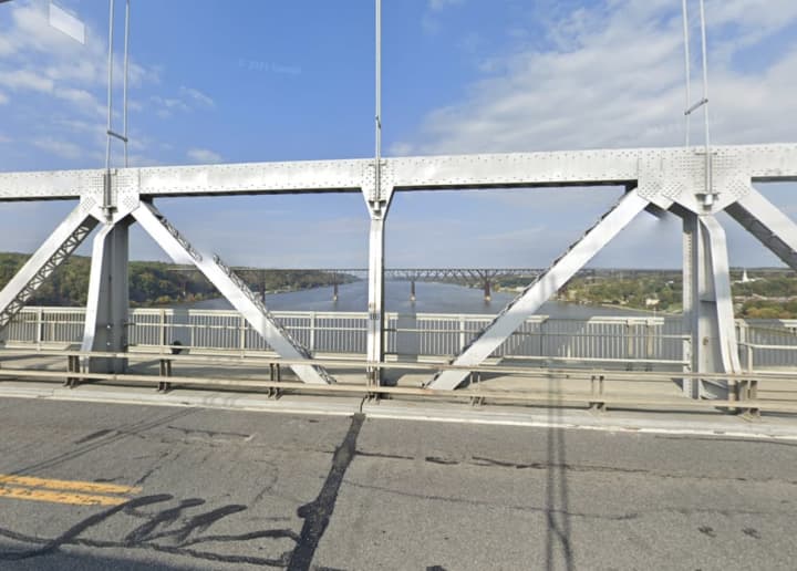 The Mid Hudson Bridge.