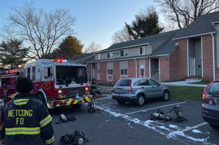 Byram Township firefighters responded to a two-alarm blaze at the Village Green Apartments in Budd Lake just after 5:30 a.m. on Monday, April 11.